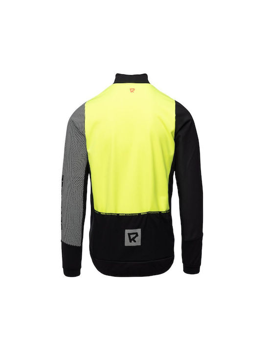 Radvik Herren Fahrrad-Windbreaker-Jacken Langarm Schwarz