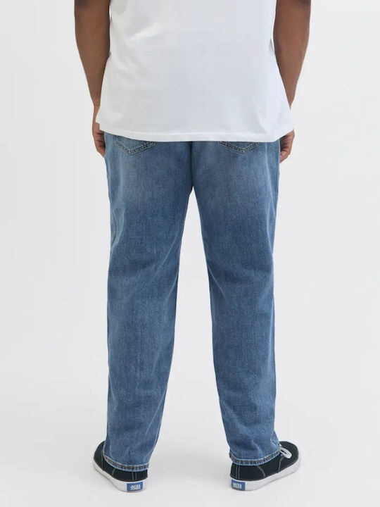Plus Plus Men's Jeans Pants Elastic Light Blue