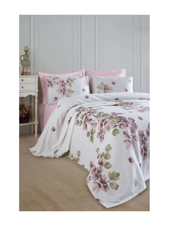 SteweHome Pique Single Blanket 160x230cm Pink