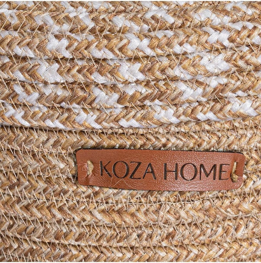 SteweHome Dekoratives Korbweide Körbe mit Deckel & Griffen Beige