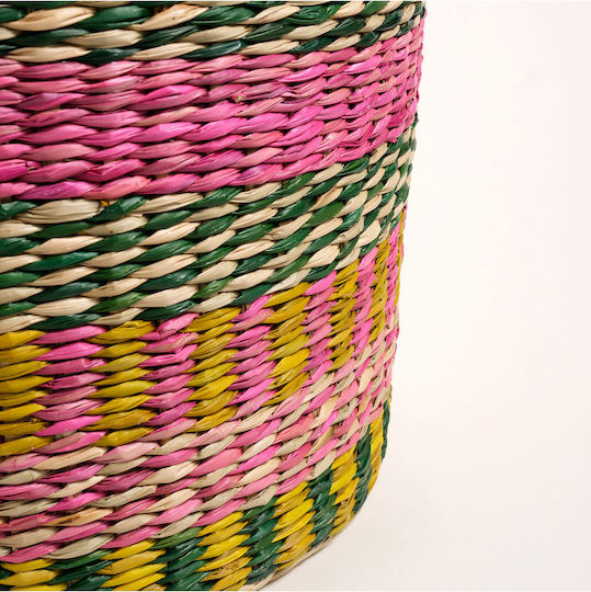 SteweHome Decorative Wicker Multicolour Basket 31x29cm