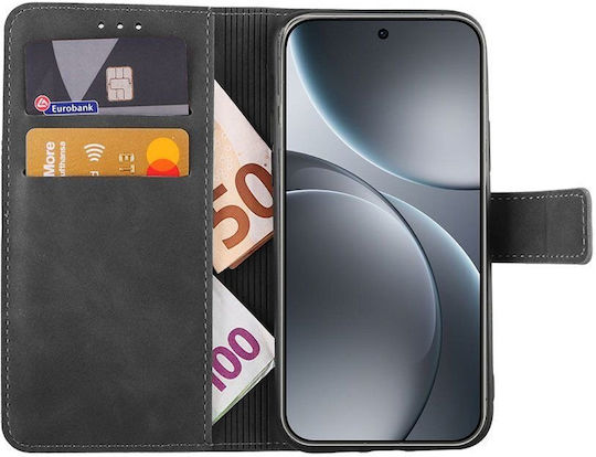 Lime Essential Θηκη Oppo Find X9 Pro 5g 6.78in Magnet Book Stand Clip Grey