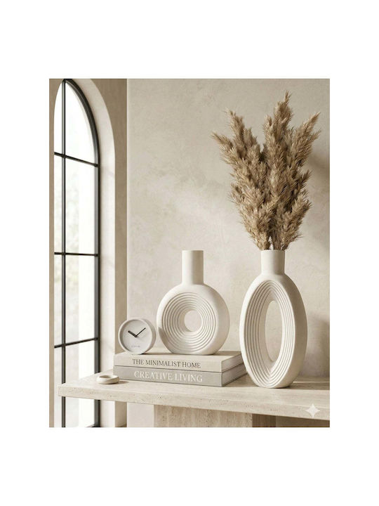 SteweHome Set Vaze Decorative Albe