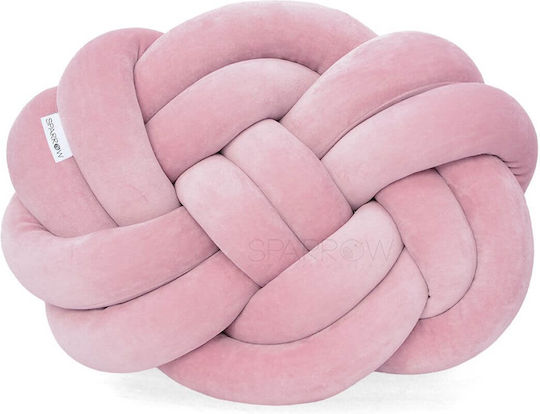 Decorative Cradle Pillow Precel Sparrow Baby Pink 35x45 35x45cm