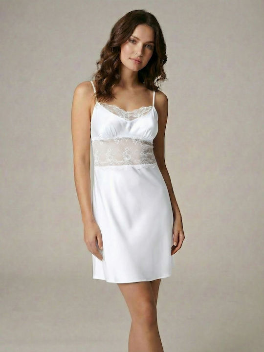 Milena by Paris Sommer Braut-Set Damen Schlafanzug mit Weißer Bademantel mit Nachthemd Milena by Paris Sommer Braut-Set Damen Schlafanzug mit Weißer Bademantel mit Nachthemd