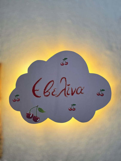 Cloud Name Wall Light