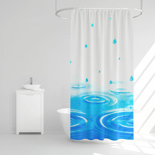 Alista Home Duschvorhang 180x180cm Blau