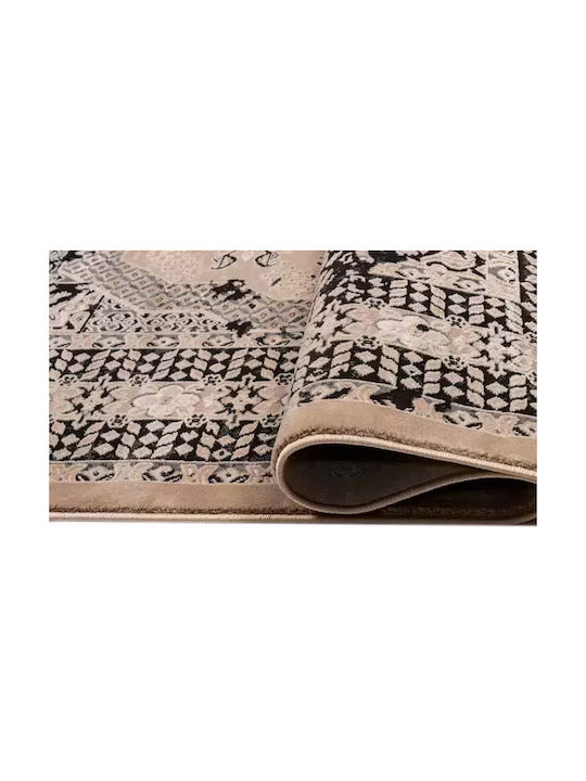 Klonaras Velvet 4437 Χαλί Ορθογώνιο Anthracite / Beige 133x190cm
