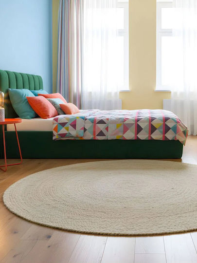 Polihome Earthy Χειροποίητο Χαλί Ορθογώνιο Earthy 100x100cm