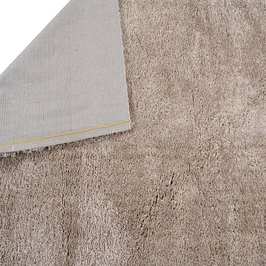 Polcarpet Rechteckiger Shaggy-Teppich Braun 165x230 cm