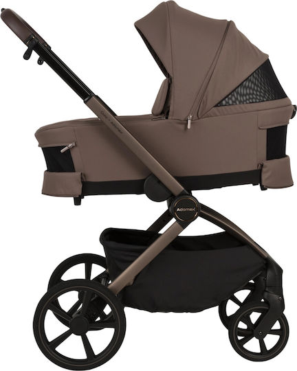 Adamex Como Reversible 2 in 1 Baby Stroller Suitable for Newborn Chocolate Fango 11.3kg