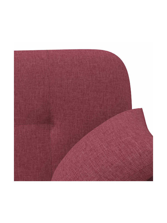 Two-Seater Couch Red 120x65x79cm