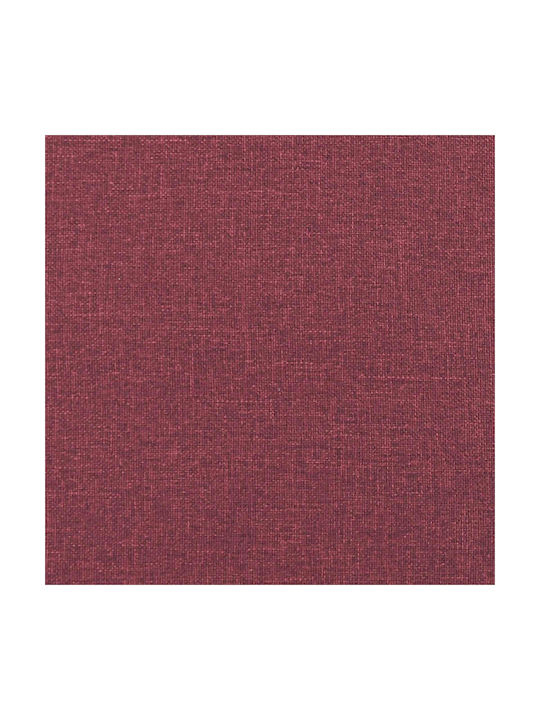 Two-Seater Couch Red 120x65x79cm
