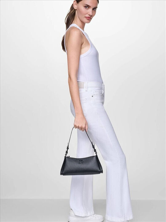 Dkny Damen Schultertasche Schwarz