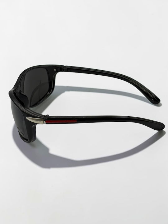 Style Unisex Sonnenbrillen mit Schwarzem Rahmen und Schwarzem Glas