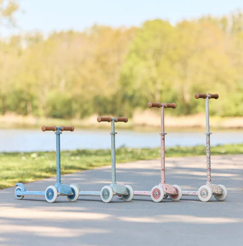 Little Dutch Kids 3-Wheel Scooter for 3+ Years Light Blue