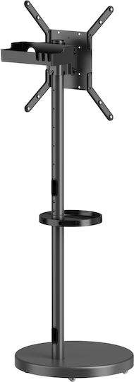 Brateck FS38-44TWE Βάση Τηλεόρασης Δαπέδου έως 65" και 50kg Μαύρο