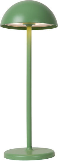 Lucide Lightning Μεταλλικό Πορτατίφ LED με Πράσινο Καπέλο και Βάση