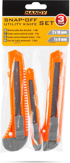 Universal Cutter Messer Set 3 Stück Segmentierte Schneidemesser 9 Mm 18 Mm