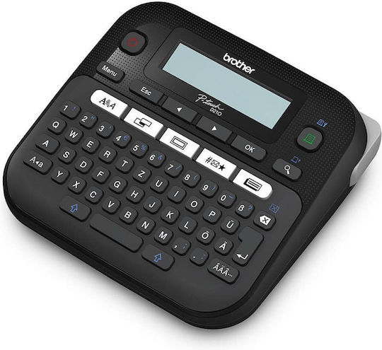 Brother Ptd210yj1 Ptd210 P-touch Desktop Label Printer Tze Tapes 3.5 To 12 Mm