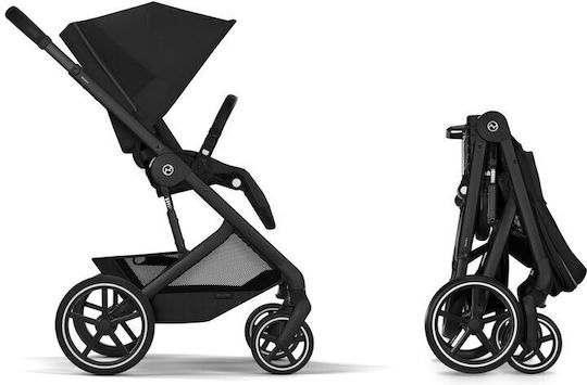 Cybex Balios S Lux Reversible 2 in 1 Baby Stroller Suitable for Newborn Moon Black Frame Black 11.2kg