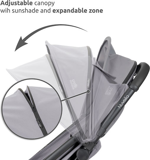 Lorelli Nuvella Reversible Baby Stroller Suitable for Newborn Beige