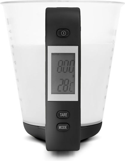 Alista Home Cântar de bucătărie digital cu cană gradată până la 1kg