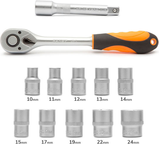 Alista Home Cheie Cu Clichet Cu Tubulare 1\2" 12 Bucăți