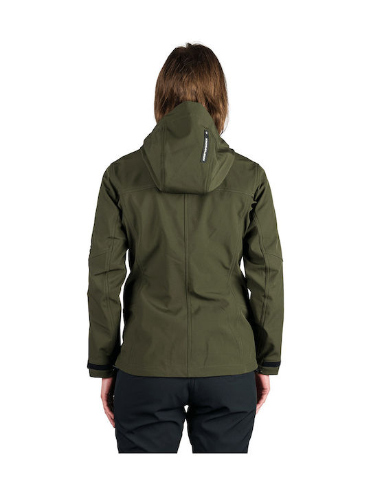 Northfinder Work Jacket Softshell for Winter Green