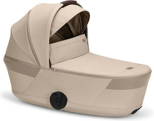 Cybex Balios S Lux Ρυθμιζόμενο Καρότσι 2 σε 1 Kατάλληλο για Nεογέννητο Almond Beige Taupe Frame 11.2kg