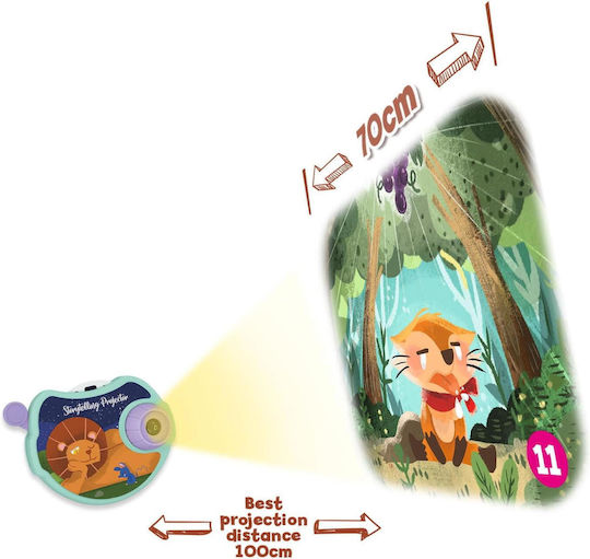 Ambo Funtamin Projector With 6 Fables - The Fox And The Grapes Προτζέκτορας Ιστοριών AF1602ST