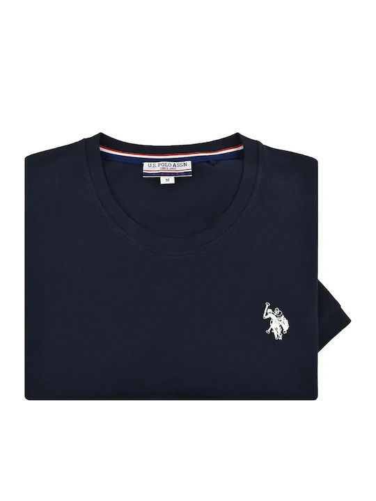 Bren Polo Short Sleeve Blouse Blue