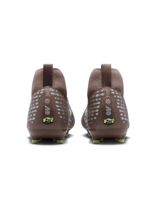 Mercurial Superfly 10 Academy Kylian Mbappé FG Kids Soccer Cleats & Shoes Molded Brown