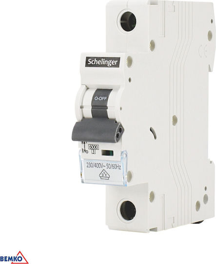 Side Switch 6ka 1p B 25A Schelinger A02-g8-1p-b25