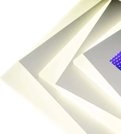 Alista Home Πλαφονιέρα Οροφής Λευκή με Ενσωματωμένο LED