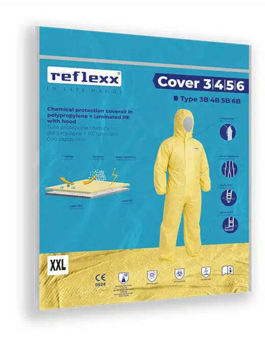 Reflexx Sicherheitsanzüge Cover 3456 Typ 3b 4b 5b 6b