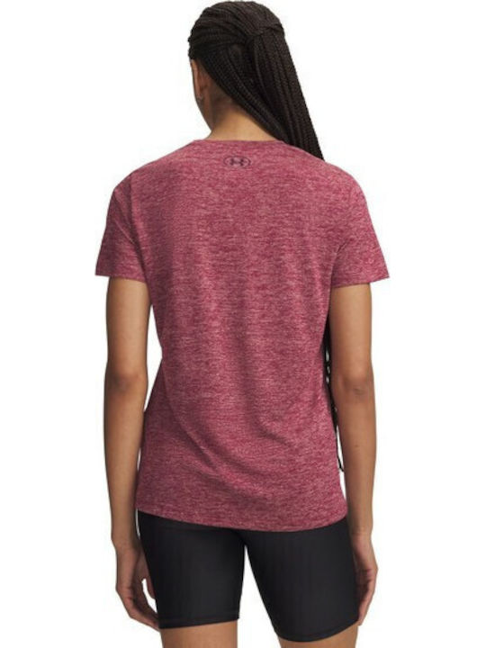 Twist Damen Sport T-shirt Burgundisch