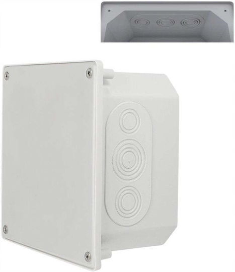 Facade Box P T Hermetic PPT-EH161 IK10 IP65 Plastic Cover 64.161