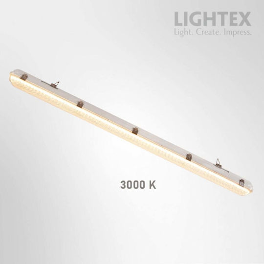 Wall-Mounted Linear LED Light IP65 60W with Cool White Light