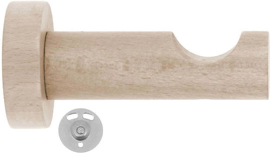Sockel der Vorhangschiene Wand aus Hölzernes Beige