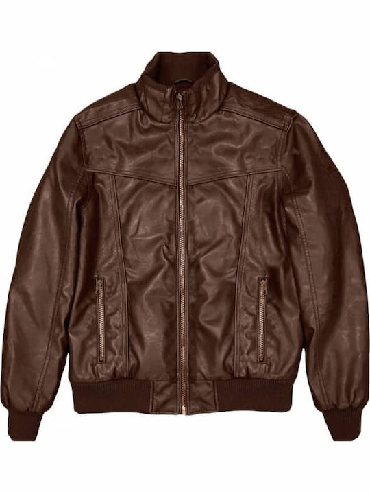 Double Double Herren Bomber Jacke Tabac Braun Double Double Herren Bomber Jacke Tabac Braun