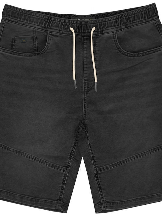 Men's Denim Black Shorts