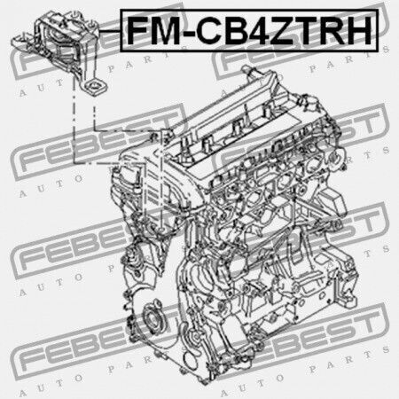 Δεξιό Μαξιλάρι Κινητήρα Υδραυλικό Ford Focus Cb8 2011 Eu 1430067
