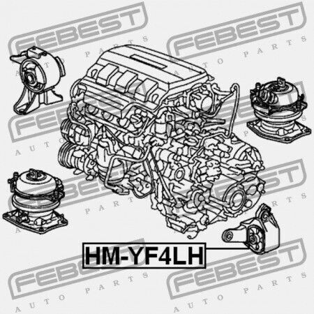 Perna Stângă Motor Honda Pilot Yf4 2009-2014 Gn 50850-sza-a02