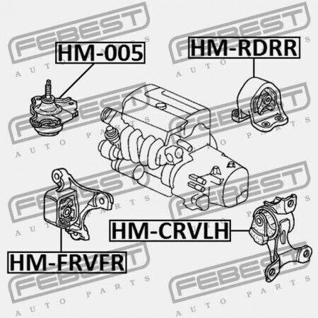 Perna Motor Spate Honda CR-V RD5 2002-2006 EU 50810-S9A-013