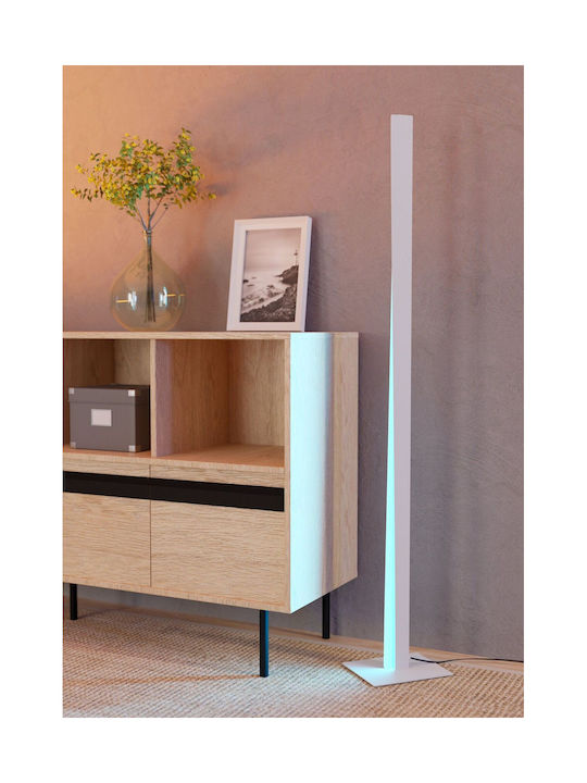 Eglo Bolognano LED Floor Lamp H150xW6.5cm. with RGBW Light