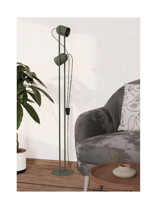 Eglo Tilston Floor Lamp H142.5xW13cm. with Socket for Bulb E27