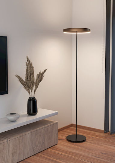 Eglo Trabuco LED Φωτιστικό Δαπέδου με Ρυθμιζόμενο Λευκό Φως 950lm Μαύρο