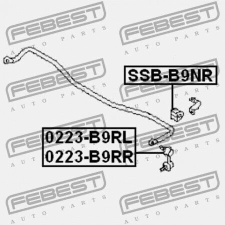 Πίσω Δακτύλιος Σταθεροποιητή Subaru Tribeca W10 2004.11 Usa 20464-xa01a