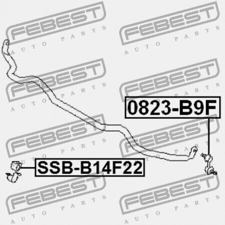Μπροστινός Δακτύλιος Σταθεροποιητή Subaru Legacy B14 2009.02 Jp 20414-aj030